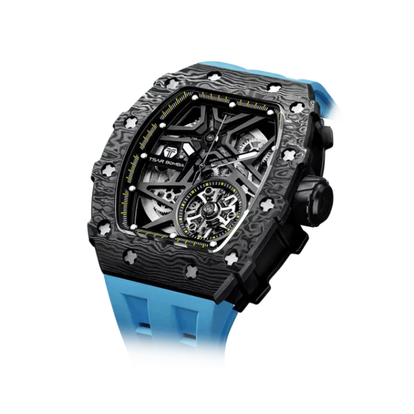 Montre Tsar Bomba: Élémentaire Automatique Carbone TB8209CF04