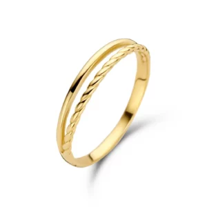 Bague or Jackie Gold: Jumelle Twister JKR20.026