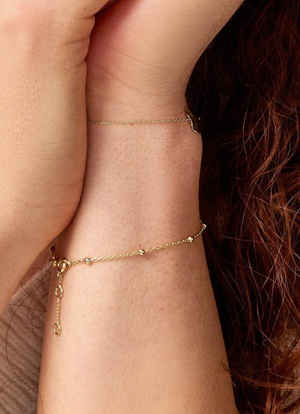 Bracelet or Jackie Gold: A pois JKB21.106 – Image 3