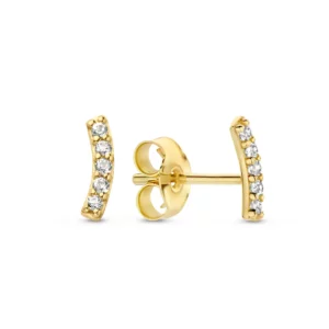 Boucles d'oreilles or Jackie Gold: Letizia Topaze Curve JKE22.269