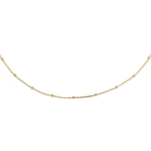 Collier or Jackie Gold: Collier à pois JKN21.106