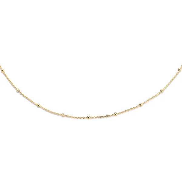 Collier or Jackie Gold: Collier à pois JKN21.106