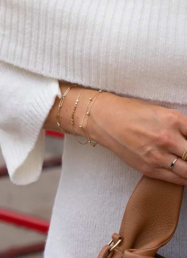 Bracelet or Jackie Gold: double bulle JKB23.351 – Image 3