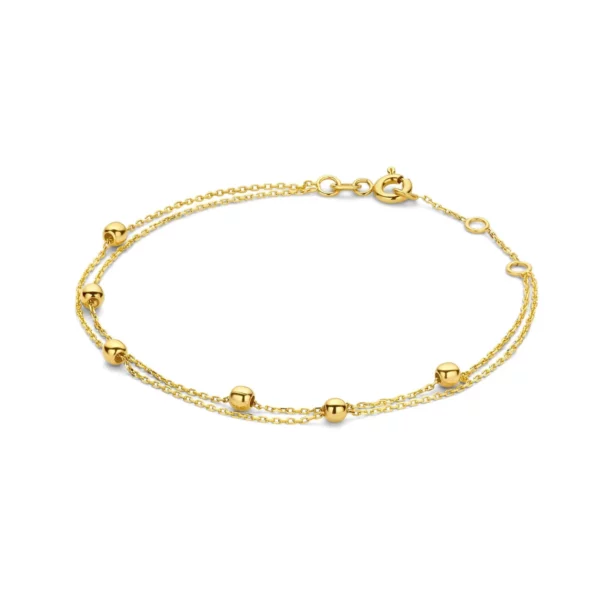 Bracelet or Jackie Gold: double bulle JKB23.351
