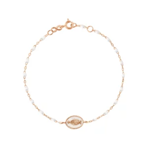 bracelet or gigi CLOZEAU: madone B3VI004R0117 blanc