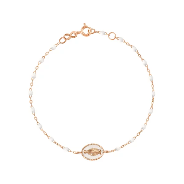 bracelet or gigi CLOZEAU: madone B3VI004R0117 blanc