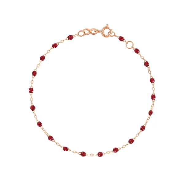 Bracelet or gigi CLOZEAU: classique B3GI001R3017 rouge