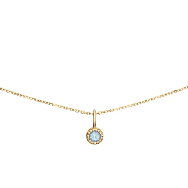 Collier or Jackie Gold: Grimaldi Blue Topaze JKN25.512