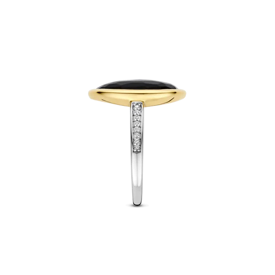 Bague argent/plaqué-or Tisento: 12386BY – Image 2