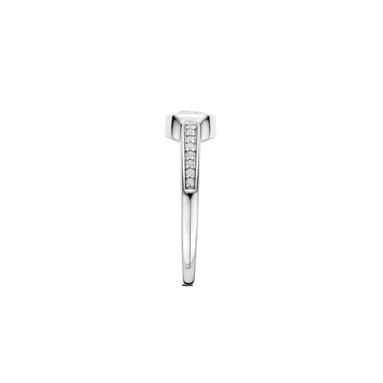 Bague argent et oxydes de zirconium Tisento: 12390ZI – Image 2