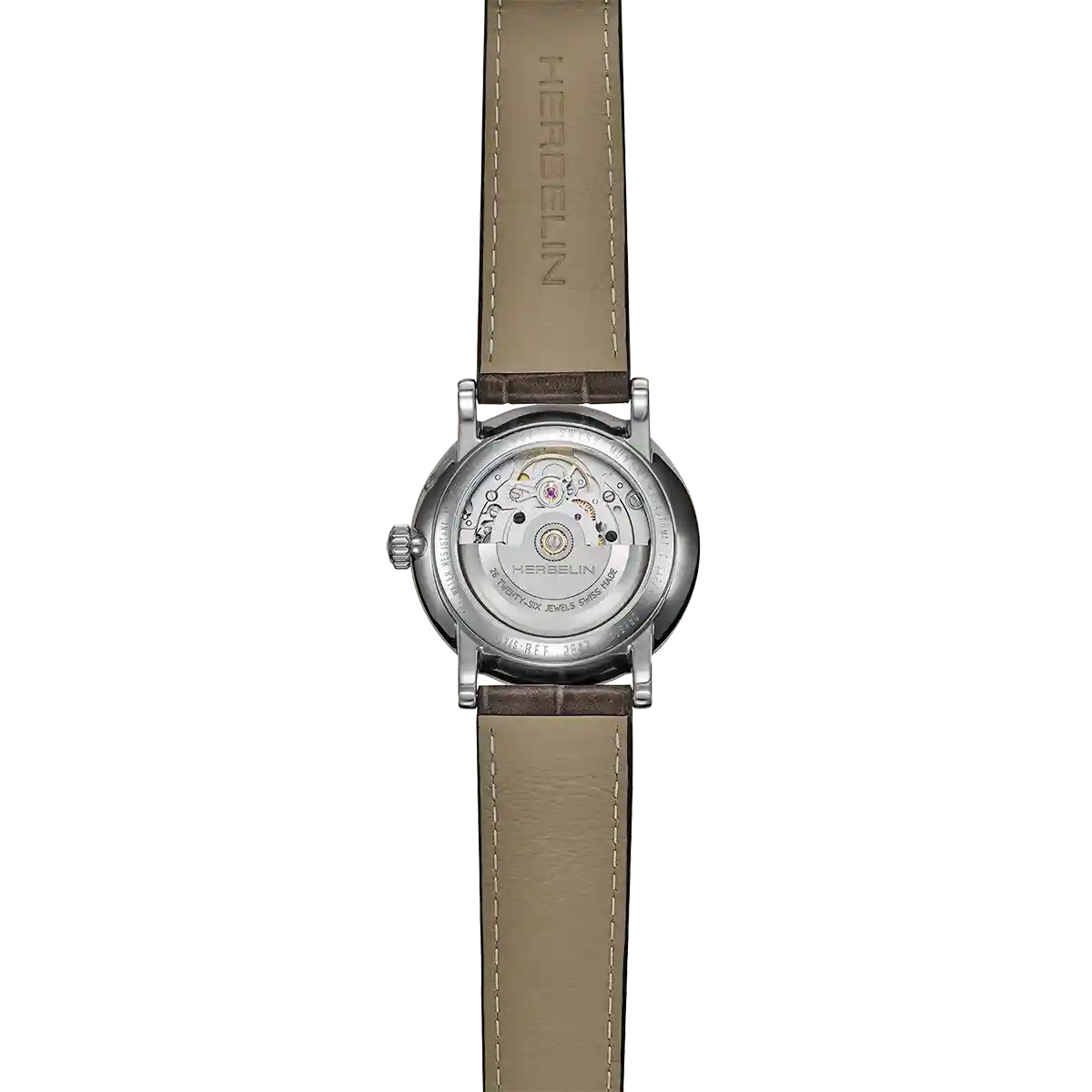 Montre homme Herbelin: Inspiration auto phase de lune 2847AP08GR – Image 2