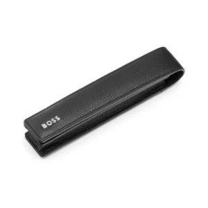 Etui à stylo Hugo Boss: Classic Grained Black HLB417A