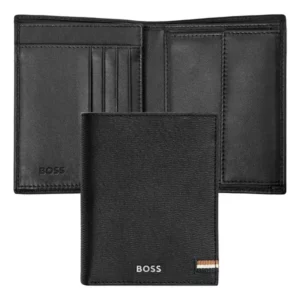 Porte-cartes, porte monnaie Hugo Boss: Iconic Black HLG421A