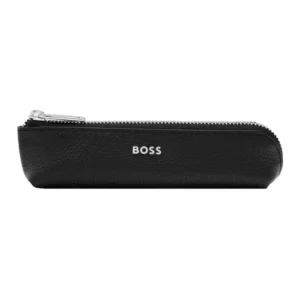 Etui à stylos Hugo Boss: Classic Grained Black HLS417A