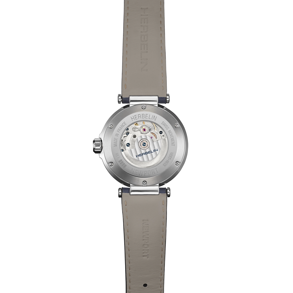 Montre homme Herbelin : Newport auto phases de lune 2889A15LBL – Image 3